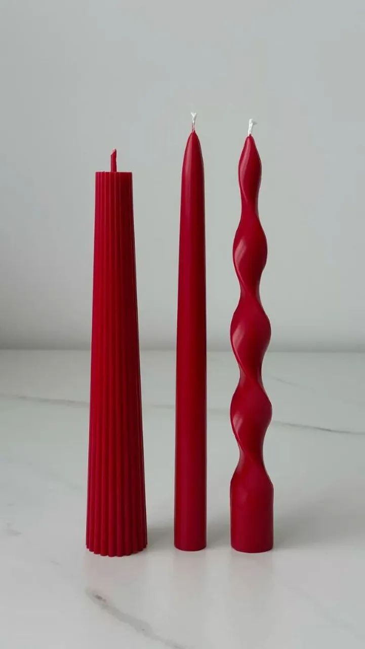 Velas castiçal 27cm 4 modelos - Foto 4