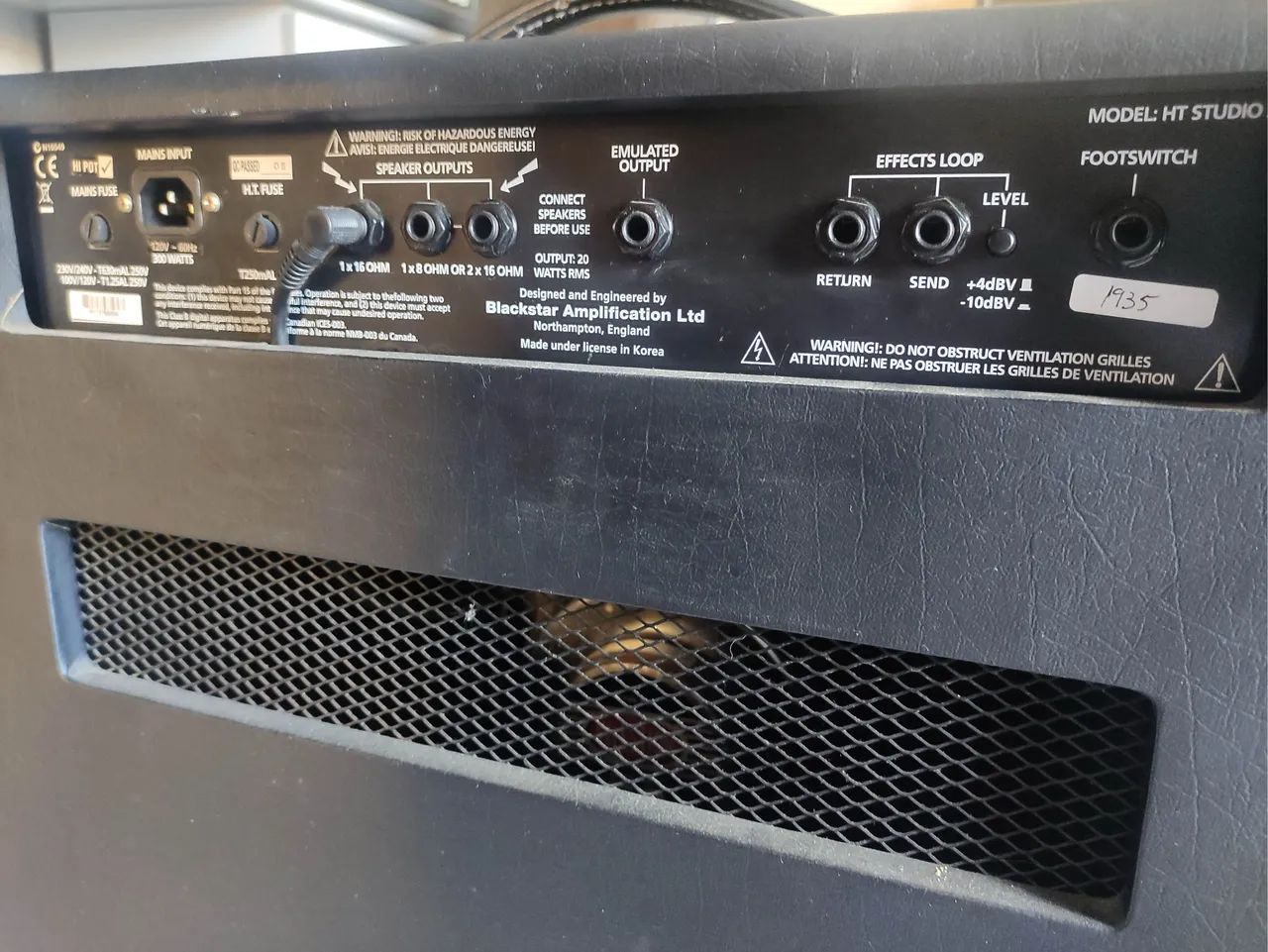 Amplificador Valvulado Blackstar HT Studio 20 Combo + Footswitch - Foto 4