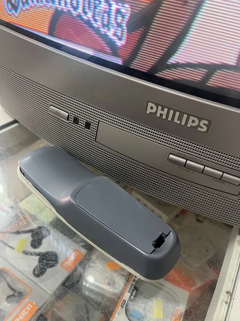 Tv crt tubo Phillips retrogamer 21 polegadas av  - Foto 5