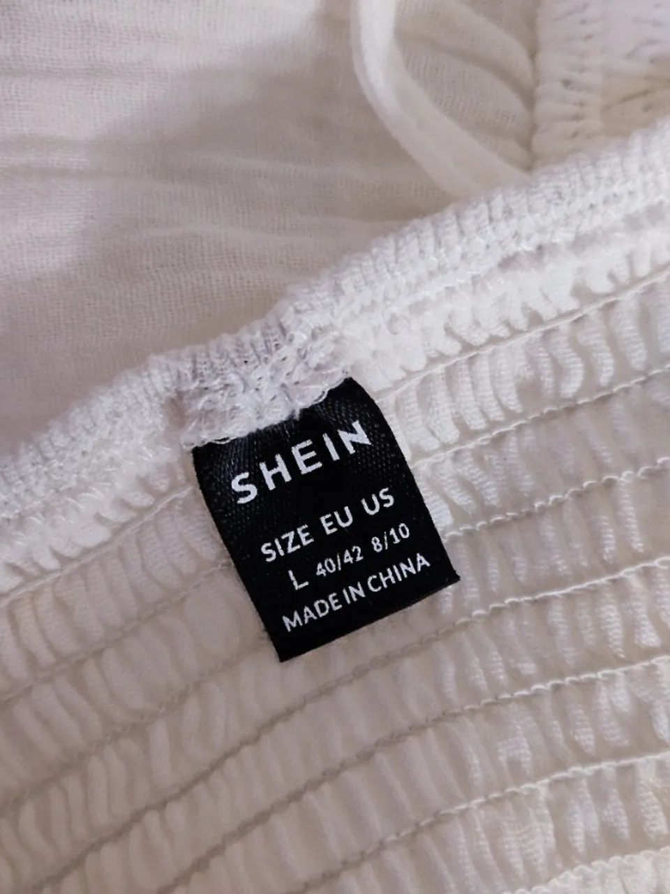 Vestido curto branco alças finas tam G - Foto 4