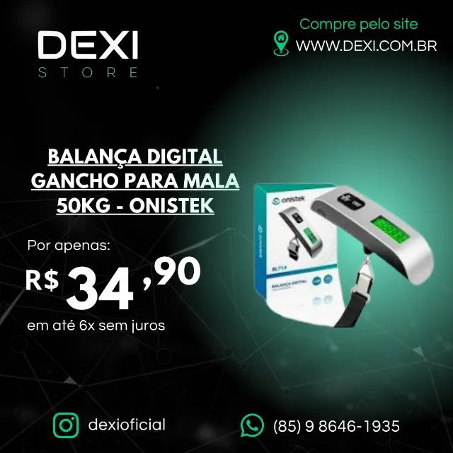 BALANÇA DIGITAL DE GANCHO DE GANCHO
