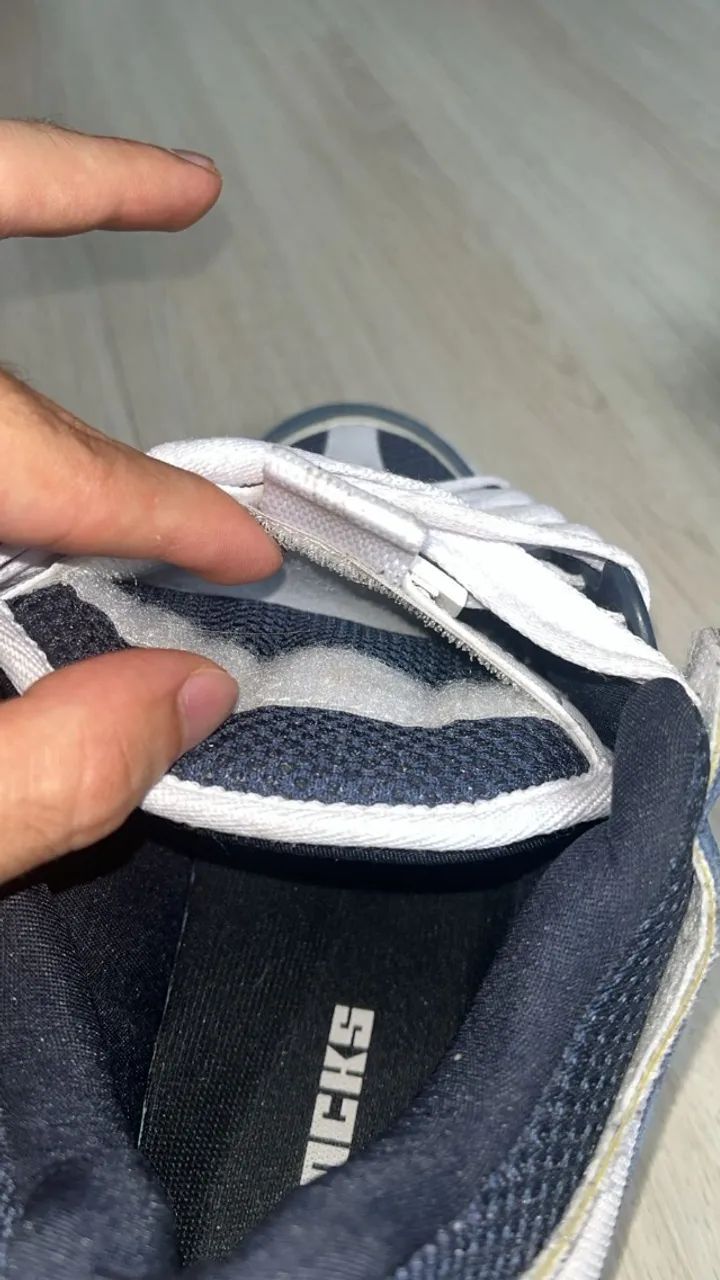 Tênis hocks bold azul, cobalto.  - Foto 4