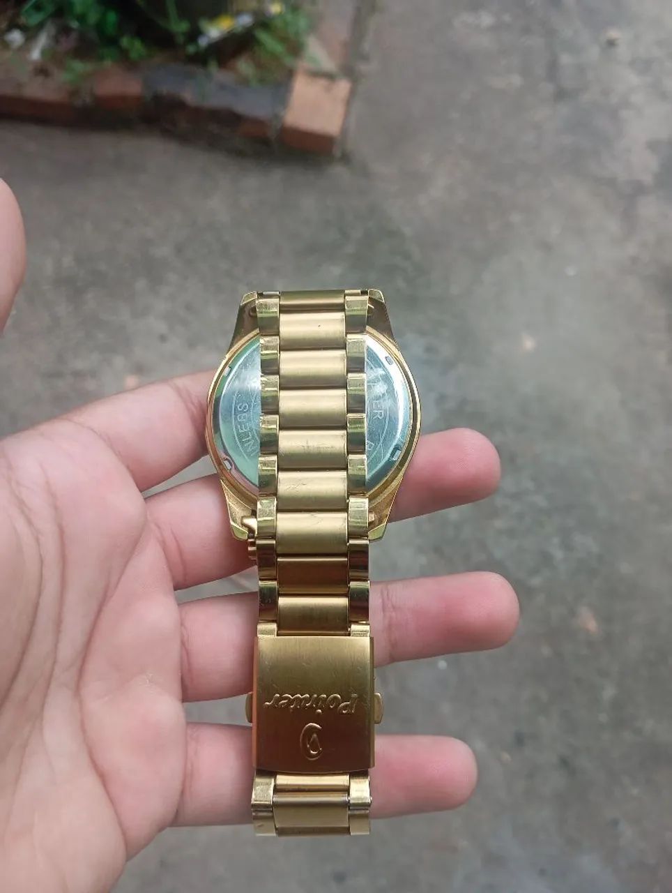 Relógio dourado impecável - Foto 2