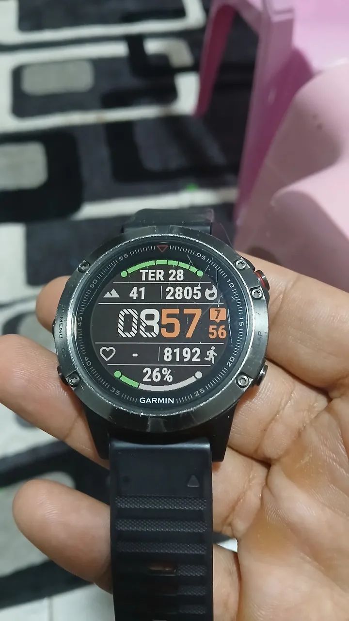 Garmin fênix 5 com pulseira extra 