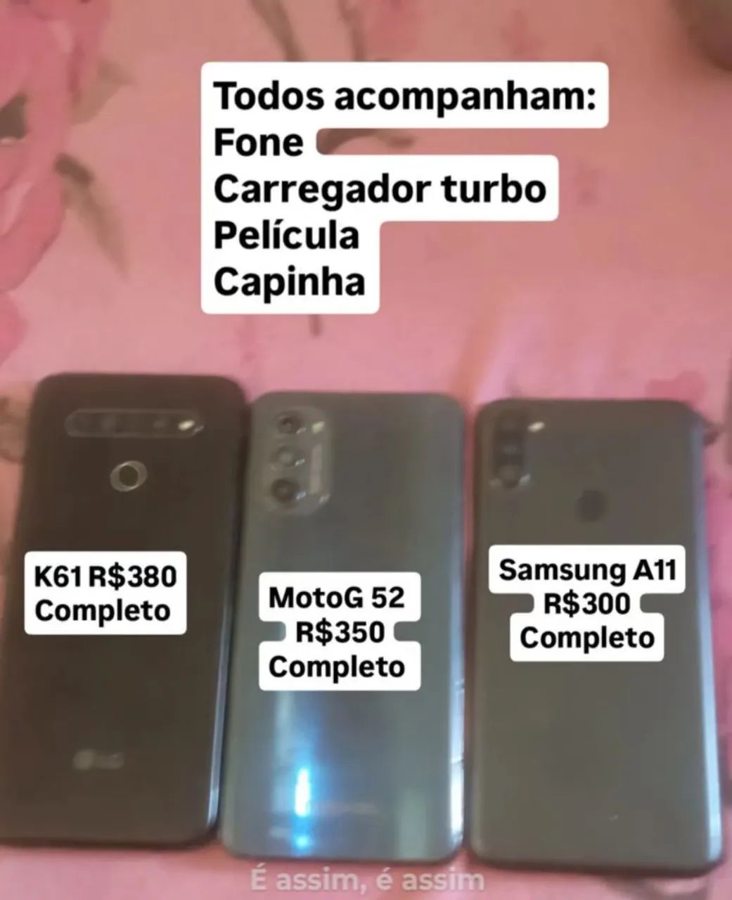 Smartphone usado completo 