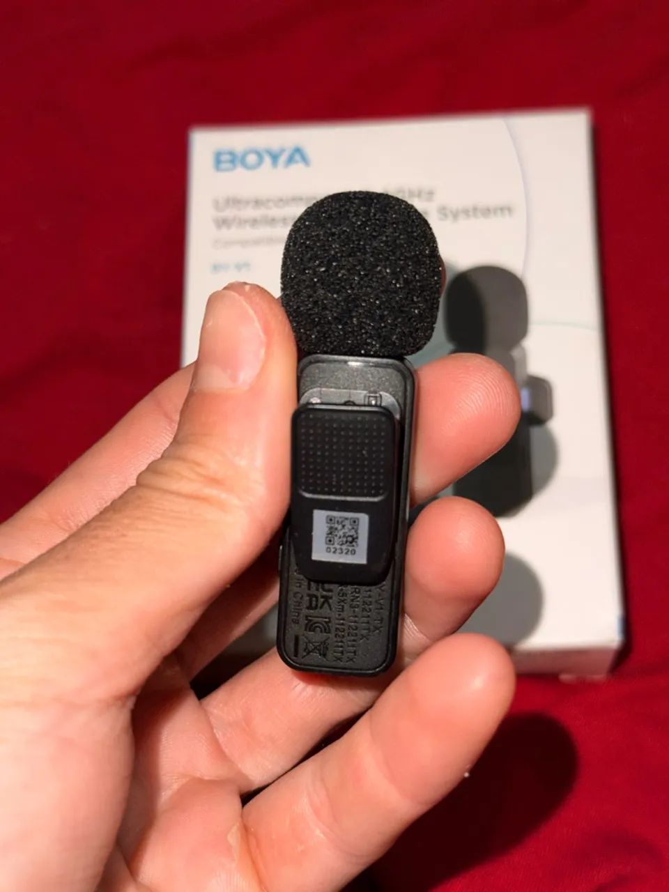 Microfone lapela BOYA BY-V1 - Foto 3