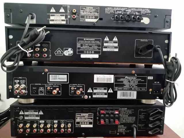SOM PIONNER COMPLETO ANTIGUIDADE RARIDADE  - Foto 5