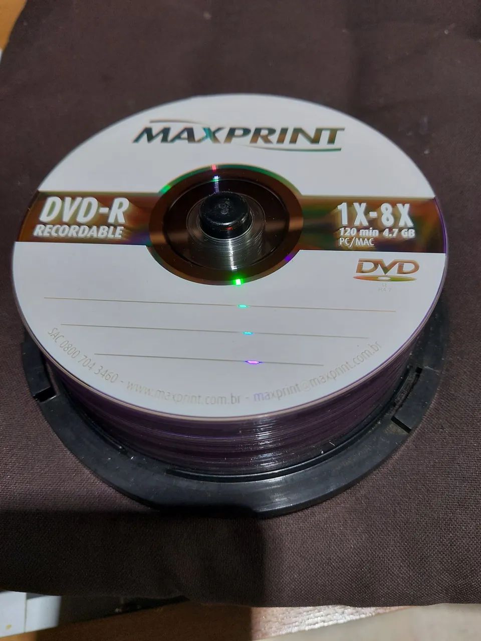DVD-R recorda-se 1X-8X 120min 4.7 GB 