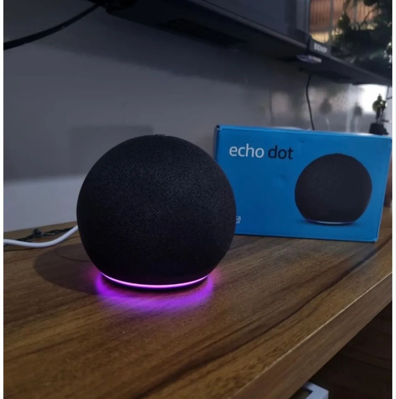 Vendo Assistente Virtual Alexa Echo Dot 5 geração Original  - Foto 3