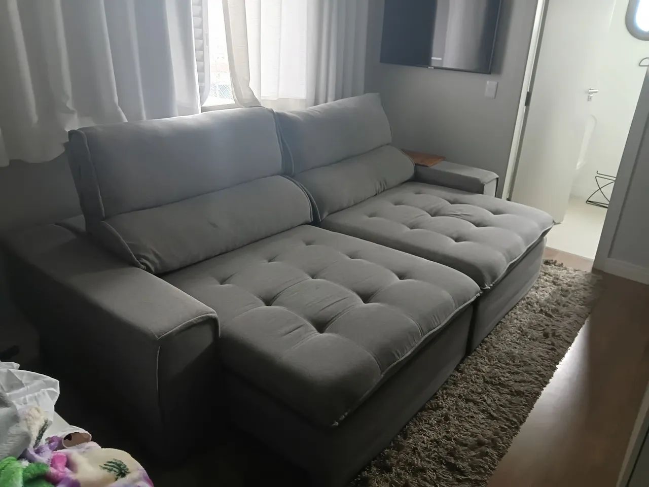 Sofá Retrátil e Reclinável 2,75m - Excelente Estado