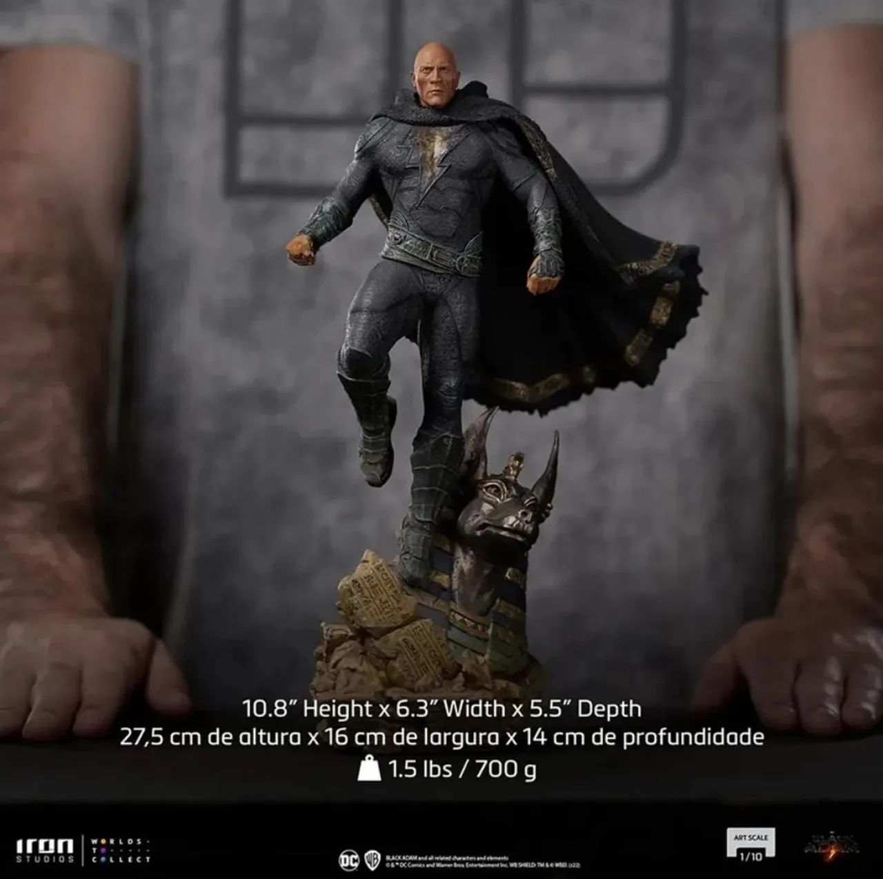 Adão Negro - Black Adam - Iron Studios 1/10 - Foto 3