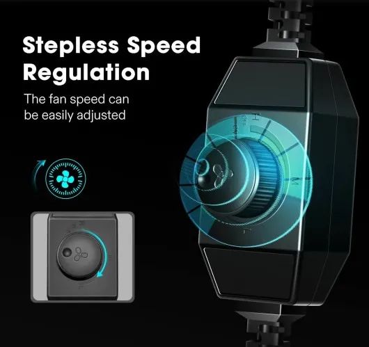 Exaustor Turbomax Inline Vivosun - 100mm - Foto 3