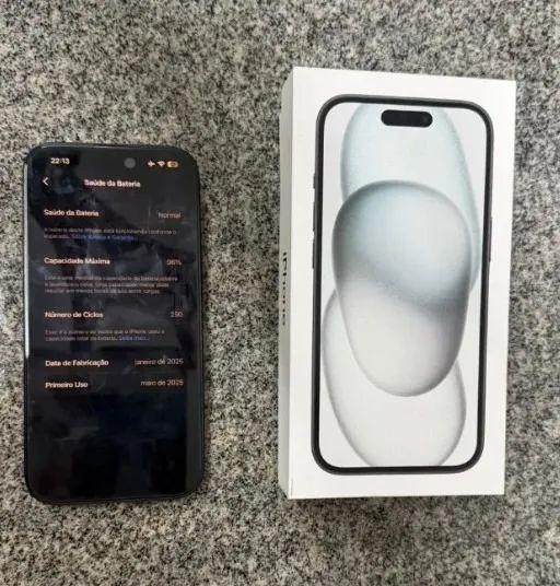 iPhone 15 128GB | Impecável, com NF e Saúde da Bateria a 96% - Foto 4