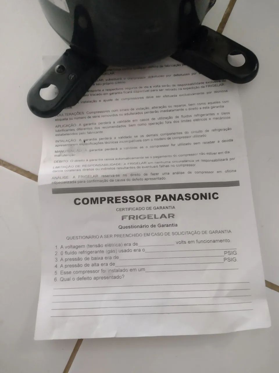 COMPRESSOR 5TR R22 380V PANASONIC ZERO NA CAIXA  - Foto 4