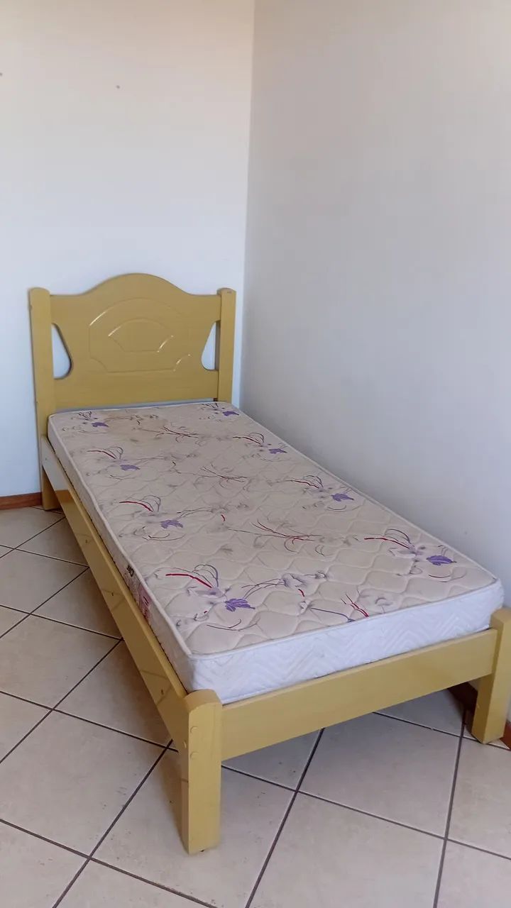 Cama e colchão de solteiro  - Foto 3