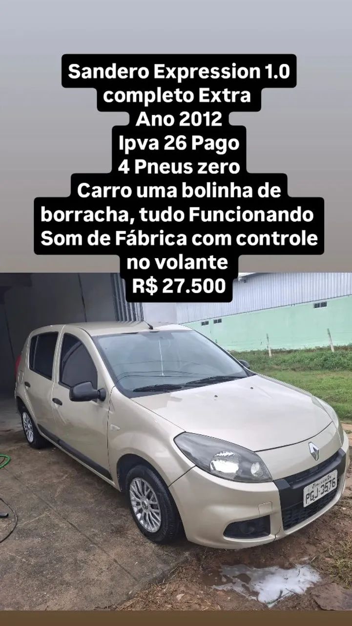 Renault Sandero SANDERO Expression Hi-Flex 1.0 16V 5p 2012