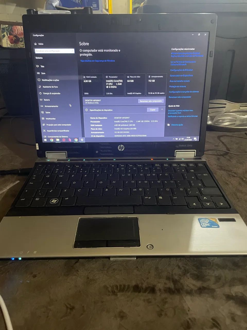 Notebook i7 vPro Com SSD - Foto 3