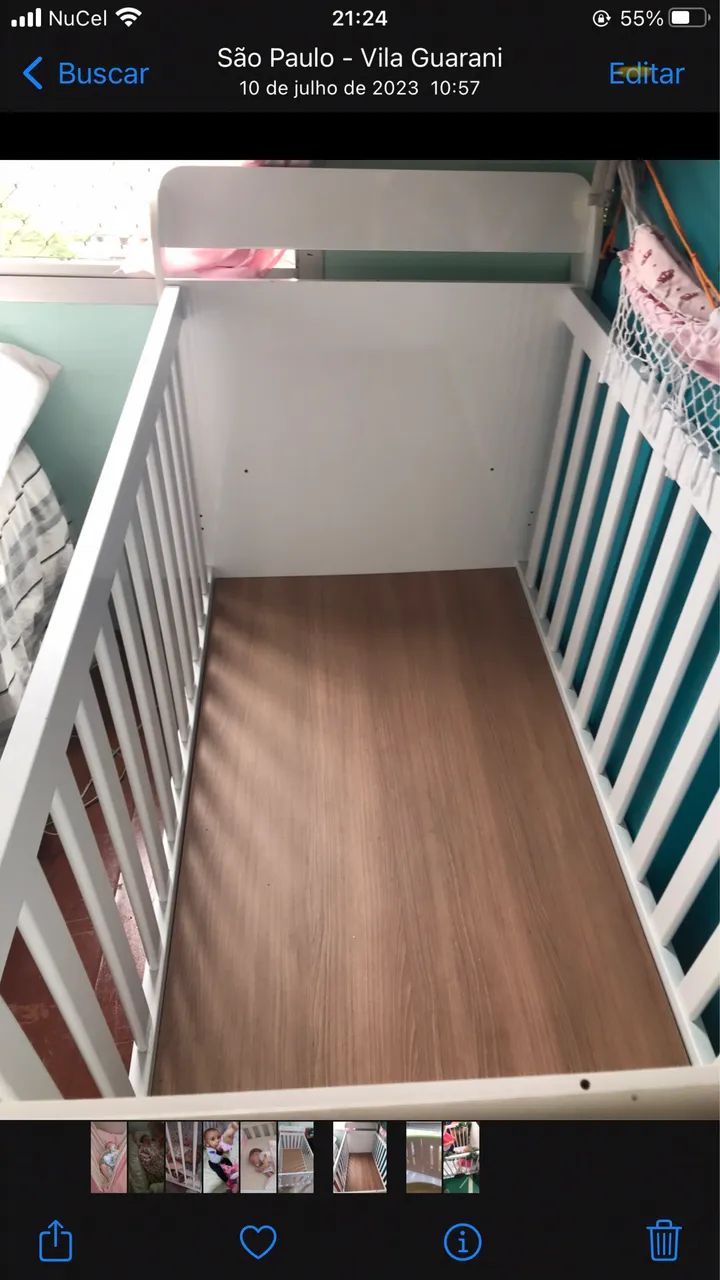 Crib + Mattress and Bedding Set