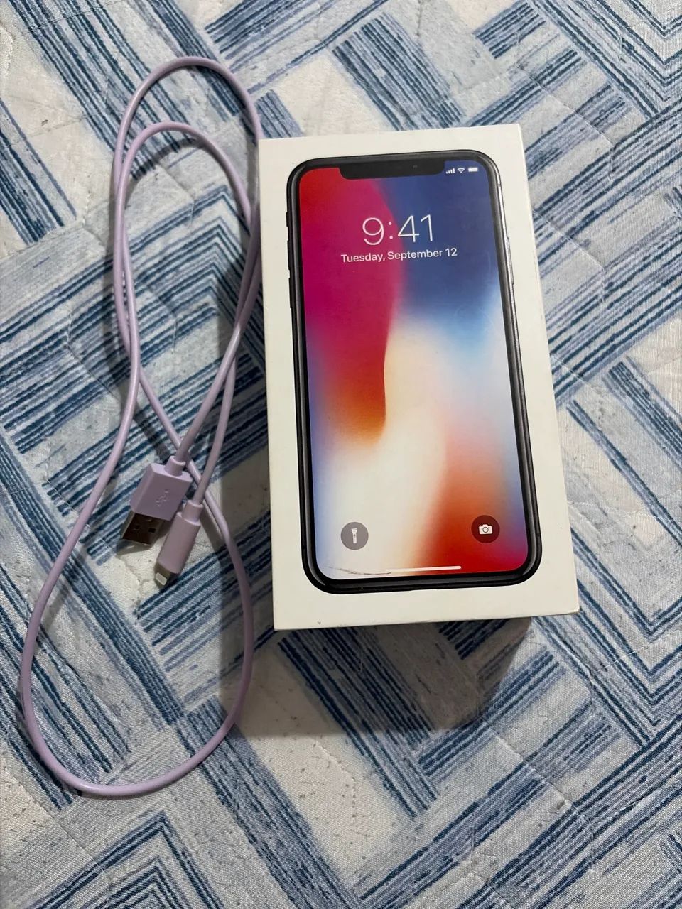 Vendo iPhone X preto na caixa  - Foto 4