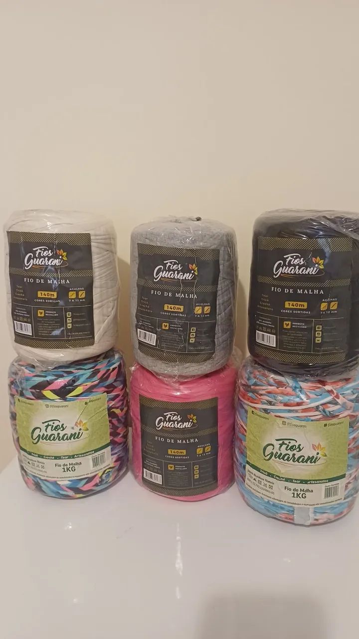 Fio de malha para crocher  - Foto 3