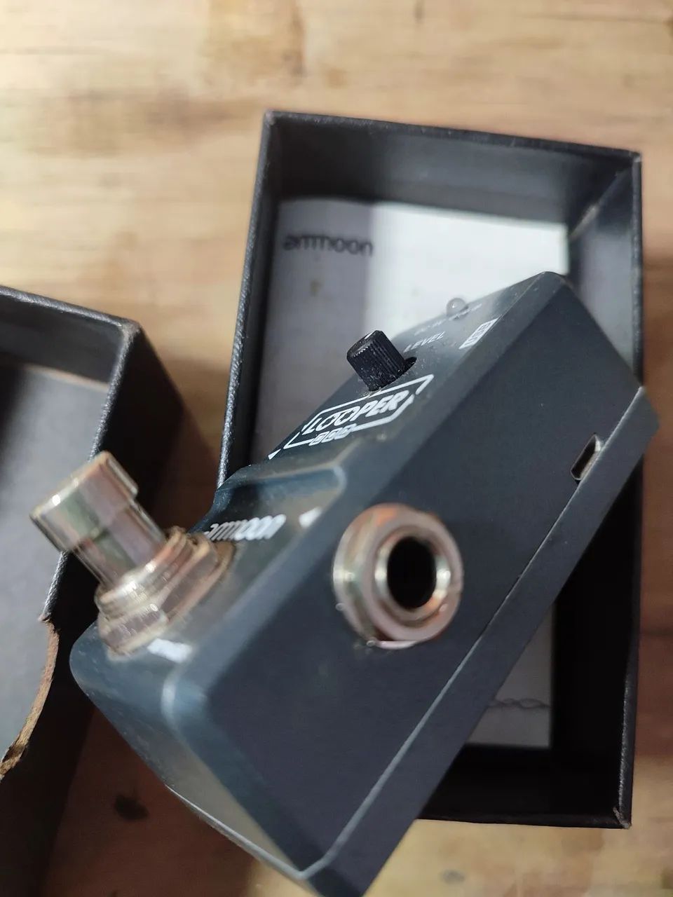 Pedal Looper Nano Ammoon com caixa e manual. - Foto 4