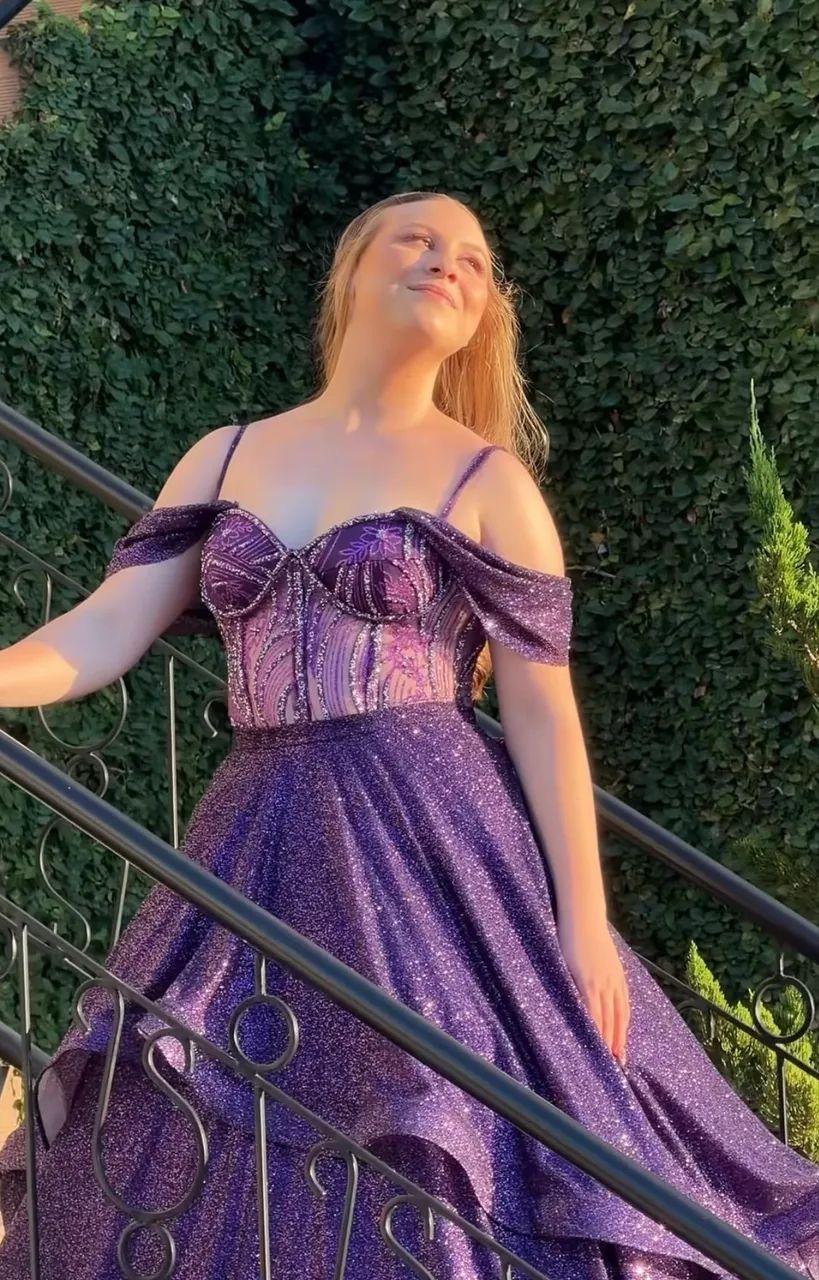 Vestido de 15 anos 2 em 1- roxo  - Foto 3
