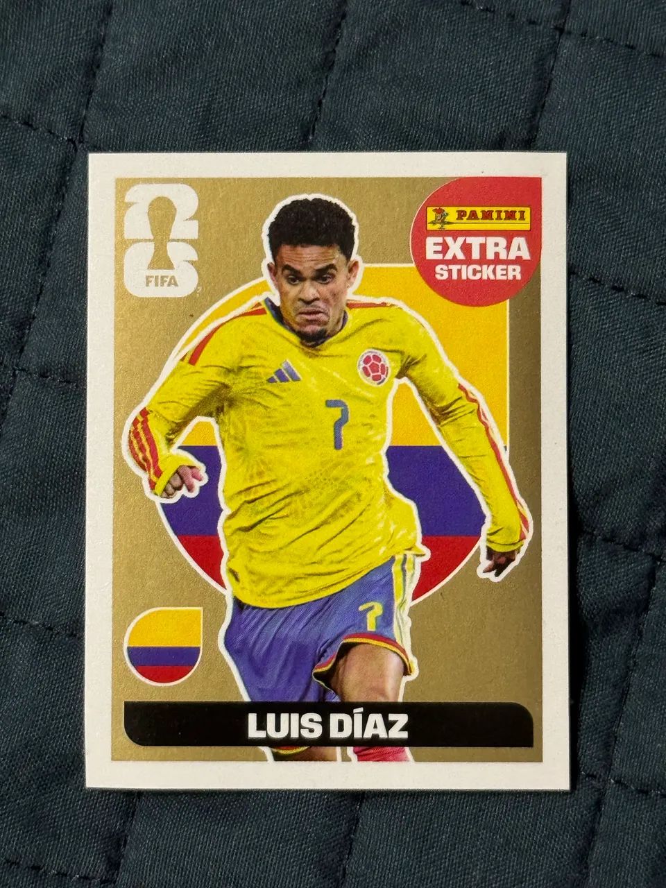 Figurinha Ouro Luís Diaz Rara