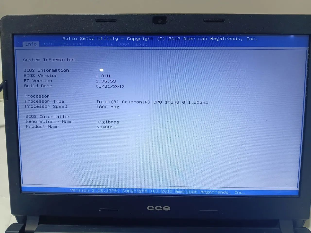 Notebook CCE Ultra Thin U25B - Funcionando, Tela e Teclado Bons, Leitor de CD - Foto 2
