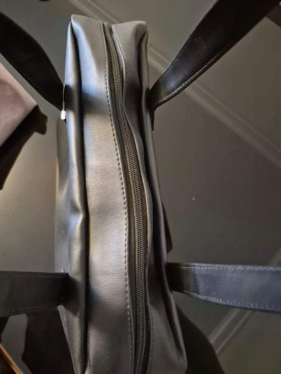 Bolsa Feminina Levi's Preta de Couro Original Nova - Foto 3