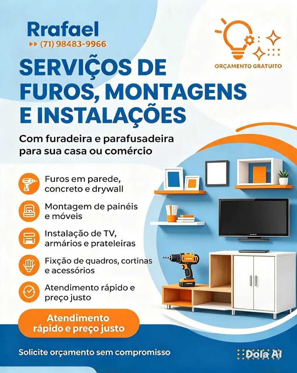 Serviços disponíveis 