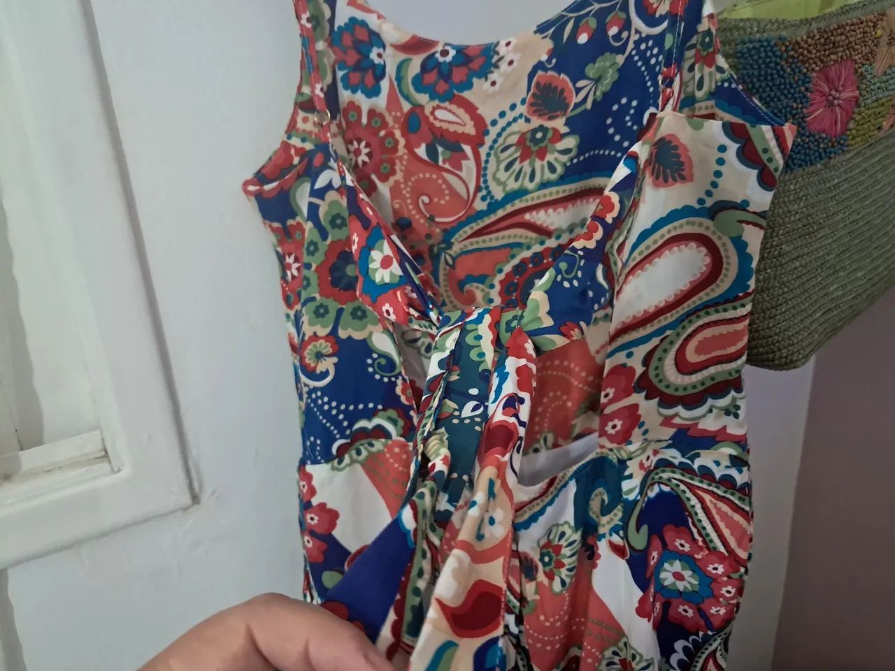 Macacão  Verão  com amarração  nas costas - Foto 4