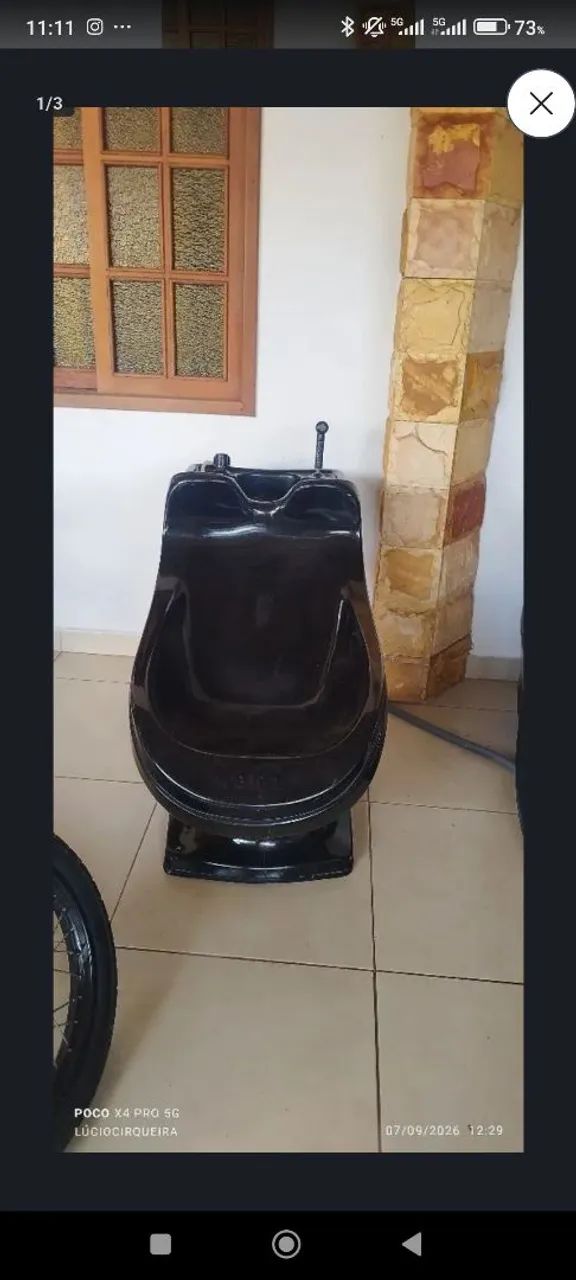 Cadeira Lavatório de cabelo para salão de cabeleireiro  - Foto 5