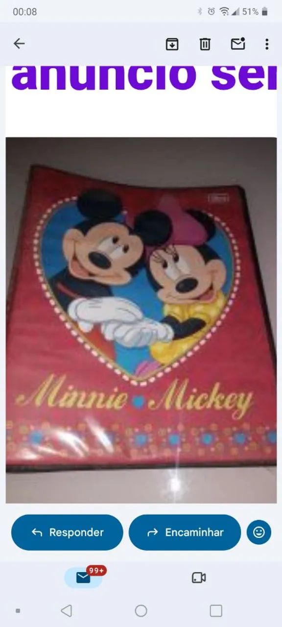 Fichário da minnie