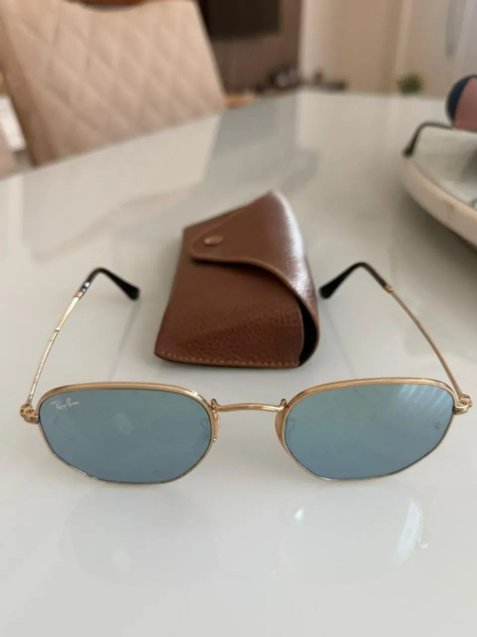 RAY-BAN HEXAGONAL ORIGINAL - LENTE ESPELHADA - Foto 5