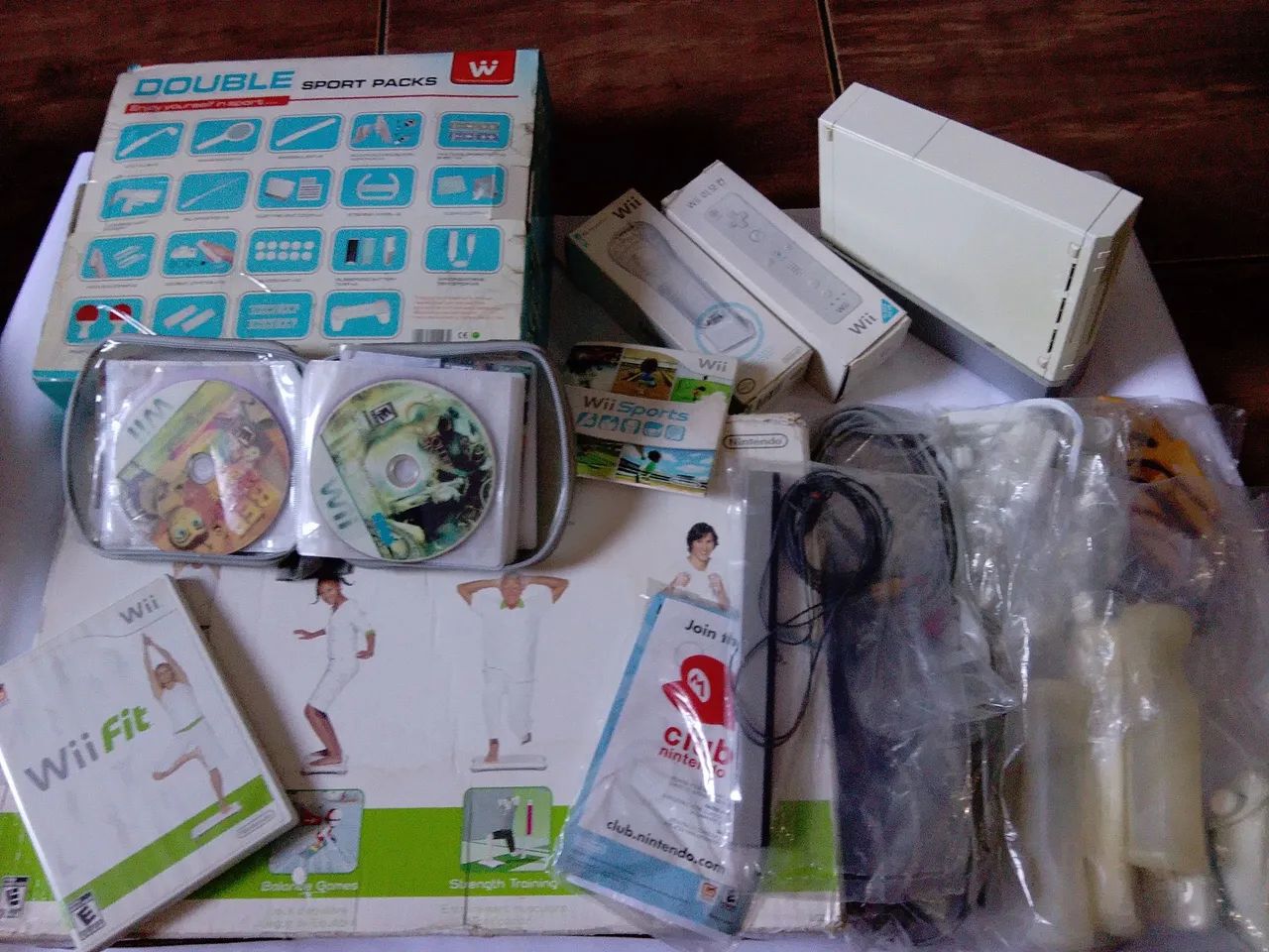 Kit Nintendo Wii Completo + Prancha Wii Fit + Motion Plus +