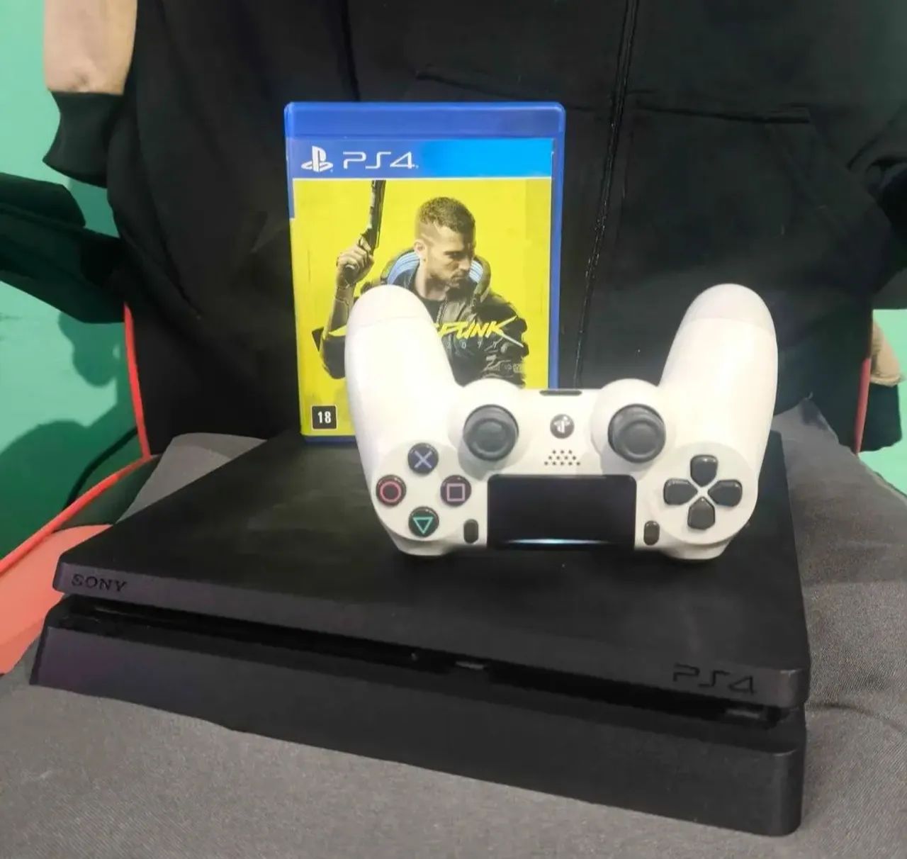 Ps4 slim funcionando tudo 100%