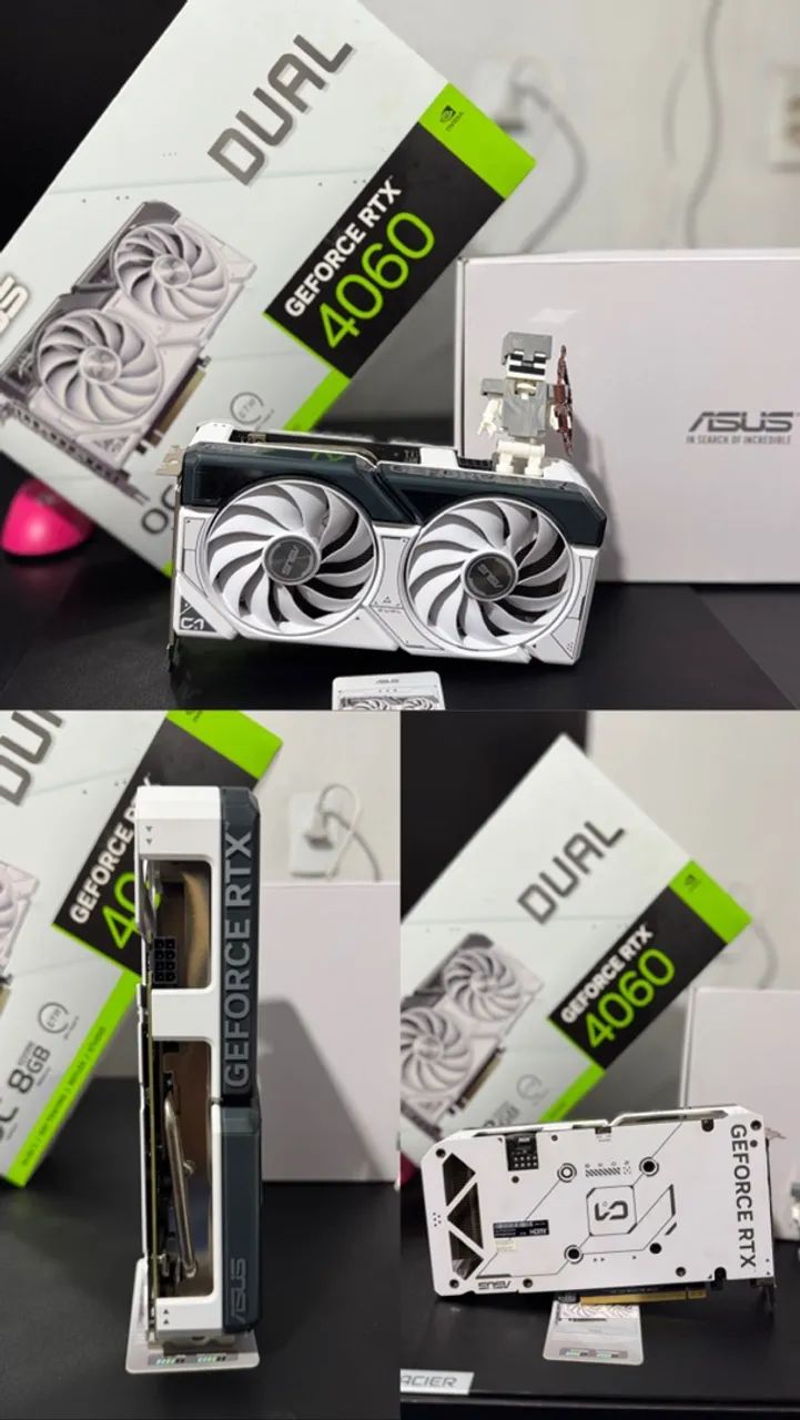 RTX 4060 8GB ASUS BRANCA  - Foto 4