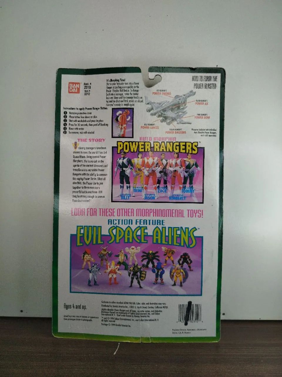 Migthy Morphy Power Rangers Bandai 1993 - Rosa  - Foto 2