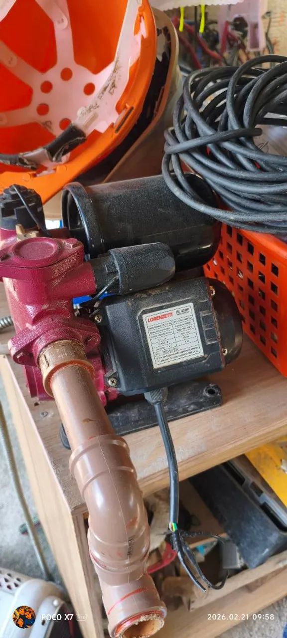 Vendo pressurizador pl 400 Lorenzetti 
