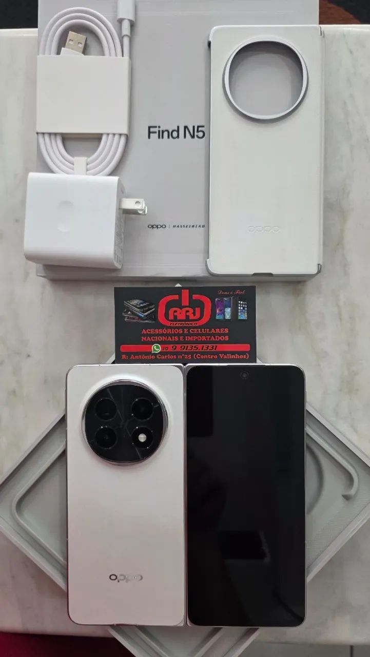 Oppo Find N5 16GB 512GB 8Elite Global - Celulares e Smartphones