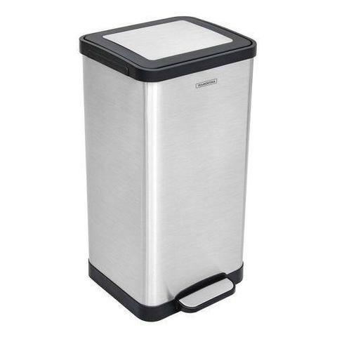Lixeira Inox com Pedal Quadratta 15L