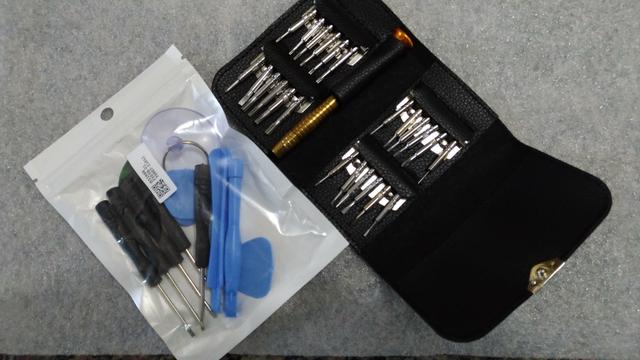 Kit ferramenta para celular c 25 bolsa + mini kit 11 pecas Novo