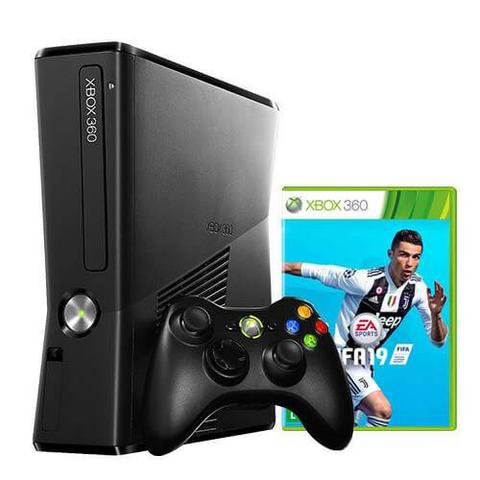 Xbox 360 4GB Semi-Novo + Fifa 19