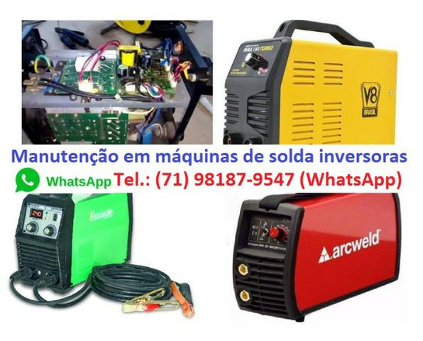 Manutenção em máquinas de solda inversoras