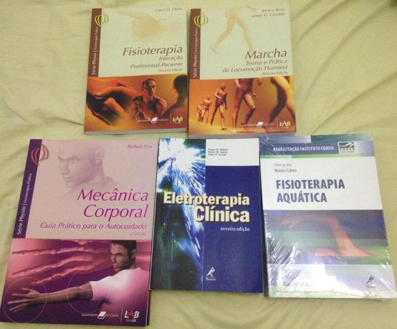 Livros para profissionais e/ou estudantes da área de fisioterapia