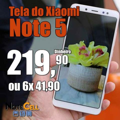 Tela do Xiaomi Redmi Note 5
