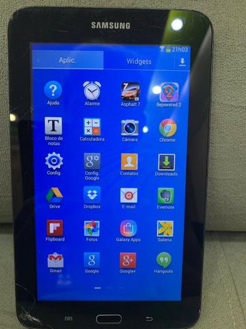 Samsung galáxia tab3 lite sm T-110 - 8g memoria semi novo, *17 - Foto 3