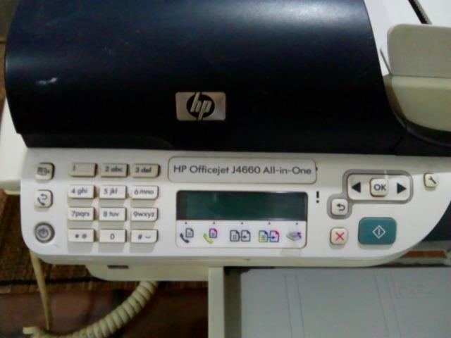 Impressora Impressora Multifuncional Hp Officejet J4660-Com xérox, fax e scanner - Foto 2