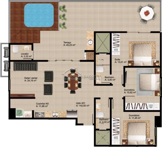 Apartamento à venda com 3 dormitórios em Ingleses, Florianópolis cod:1682 - Foto 4