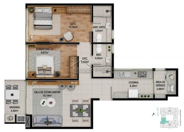 Apartamento à venda com 2 dormitórios em Ingleses, Florianópolis cod:1629 - Foto 12